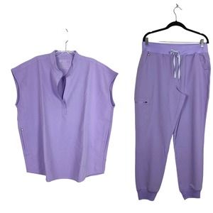 FIGS Women's LARGE Set (Scrub Top & Bottom)